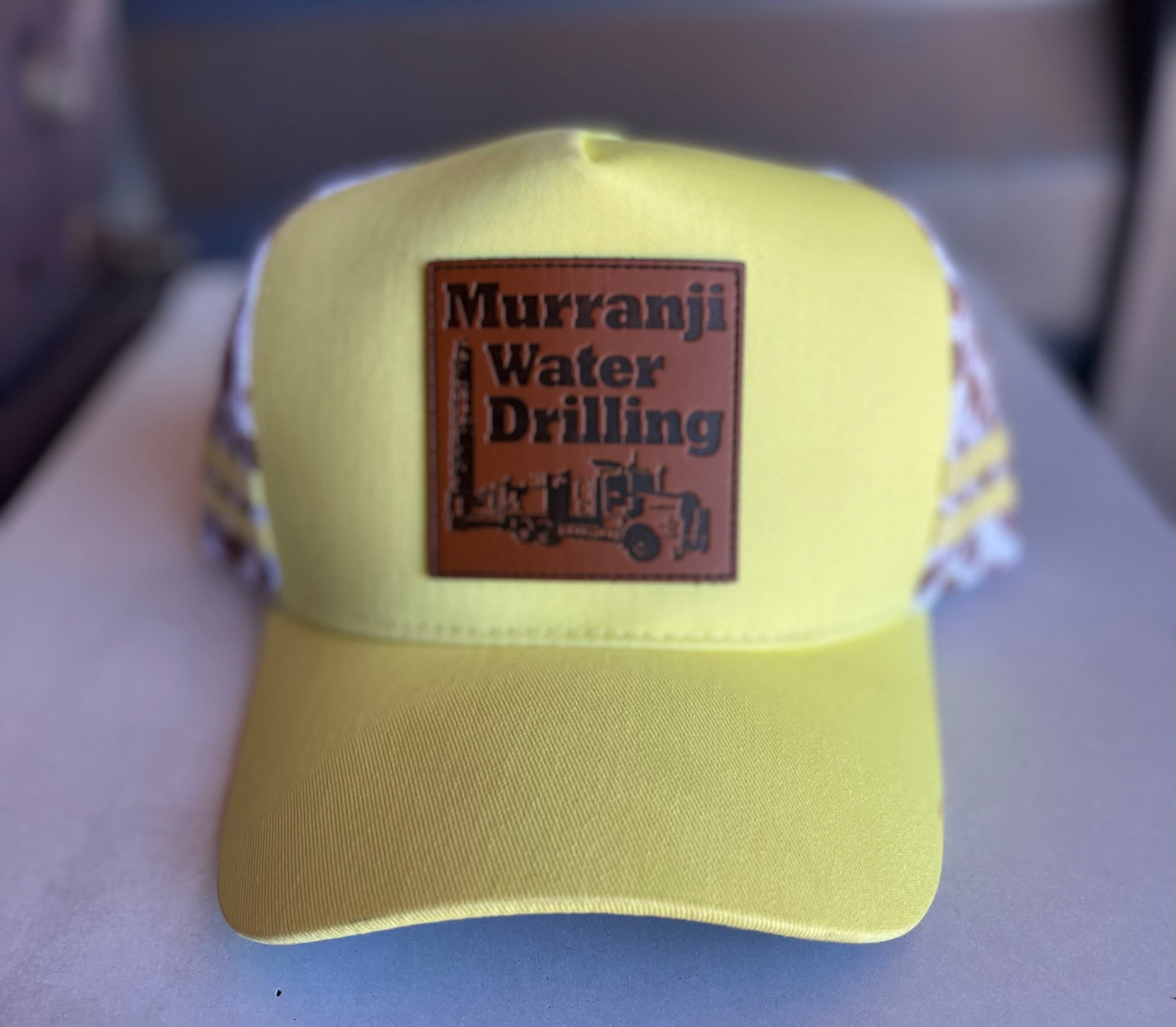 Limited Edition Murranji Cap – Yellow and Leopard Print